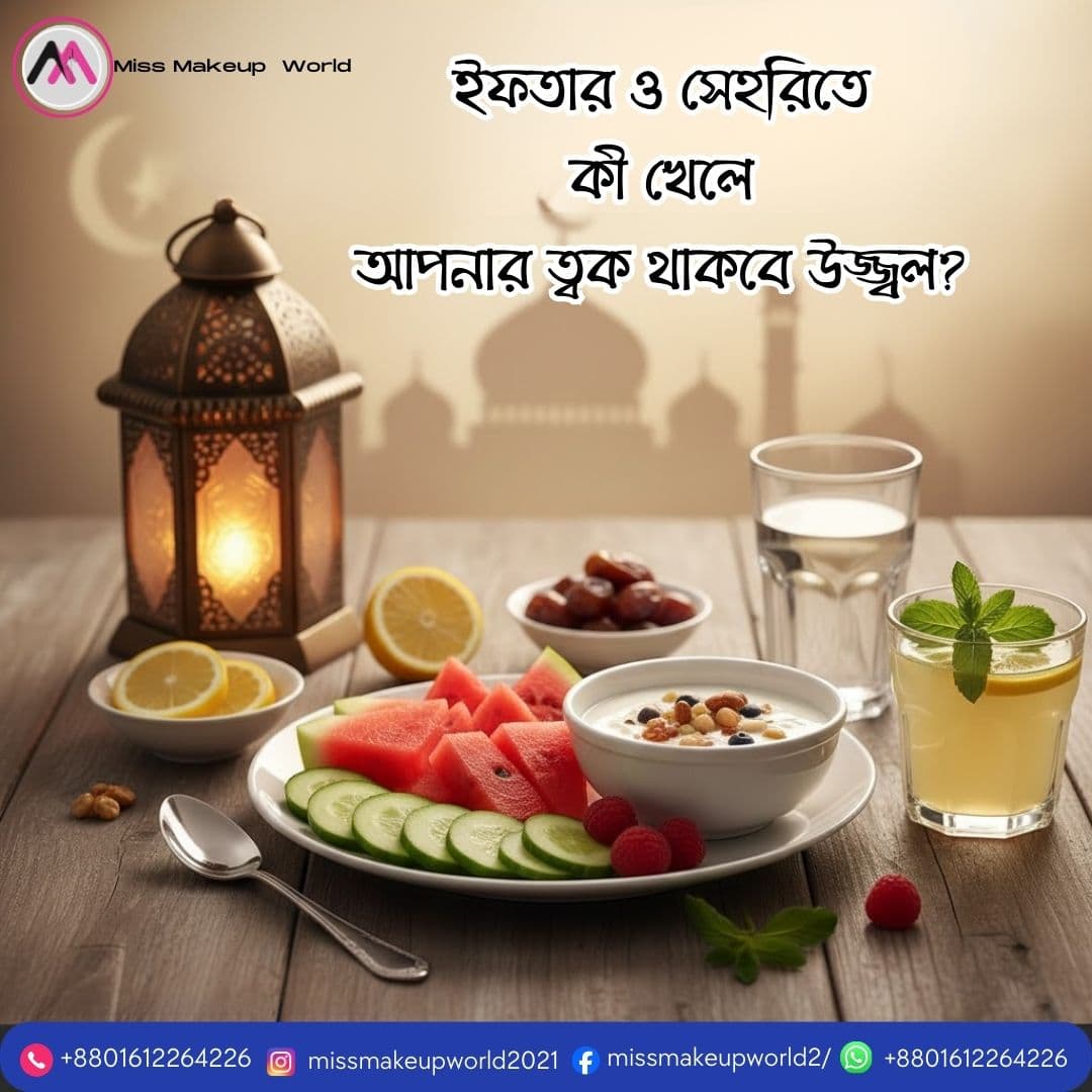 ইফতার ও সেহরিতে কী খেলে আপনার ত্বক থাকবে উজ্জ্বল?